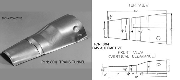 Universal Transmission Tunnel EMS 804